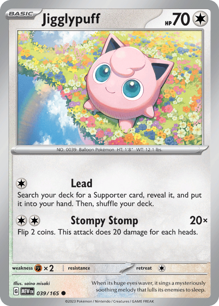 Jigglypuff SV3PT5-39