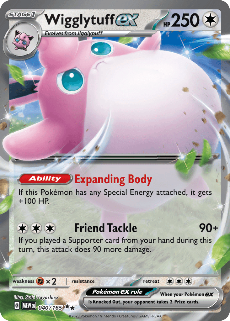Wigglytuff ex SV3PT5-40