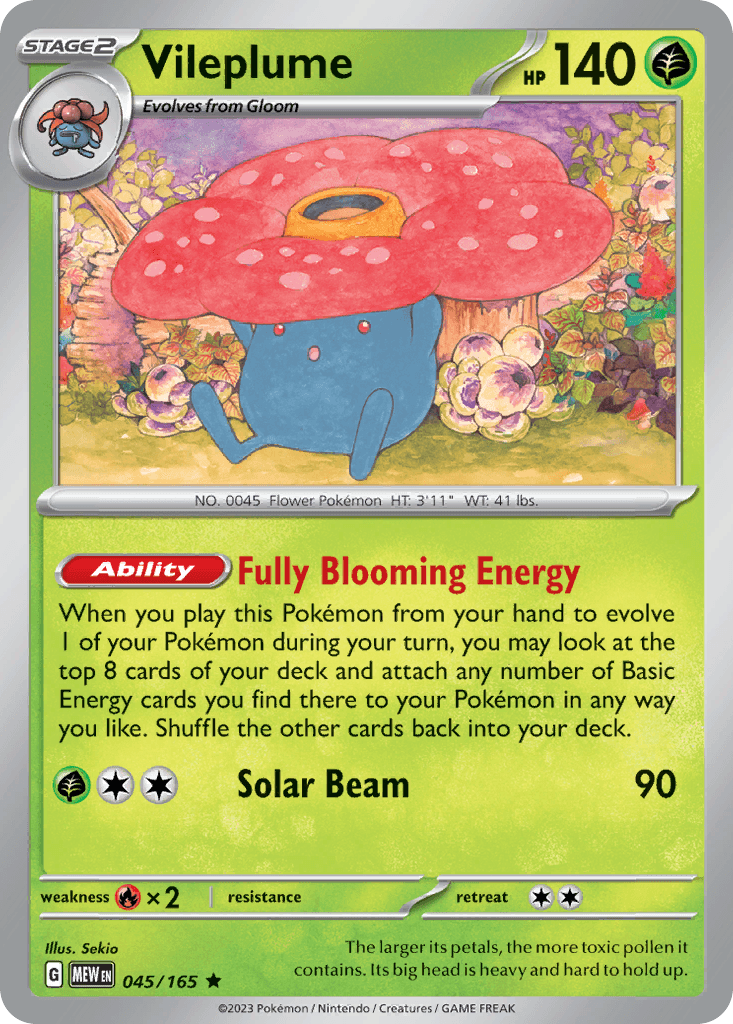 Vileplume SV3PT5-45