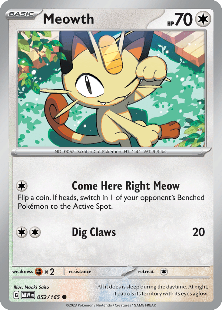 Meowth SV3PT5-52
