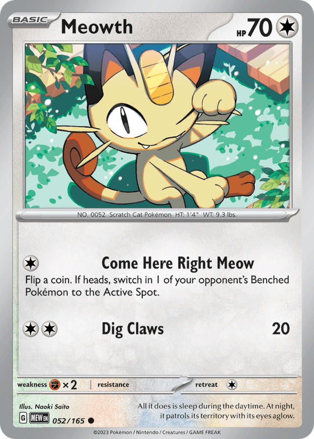 Meowth SV3PT5-52