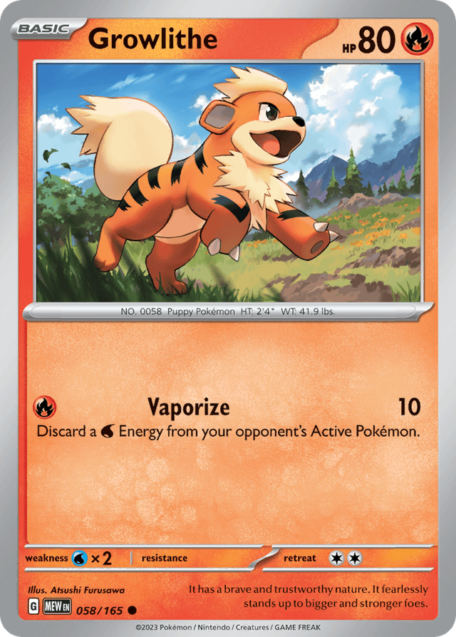 Growlithe SV3PT5-58