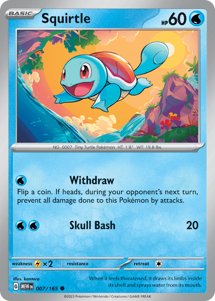 Squirtle SV3PT5-7
