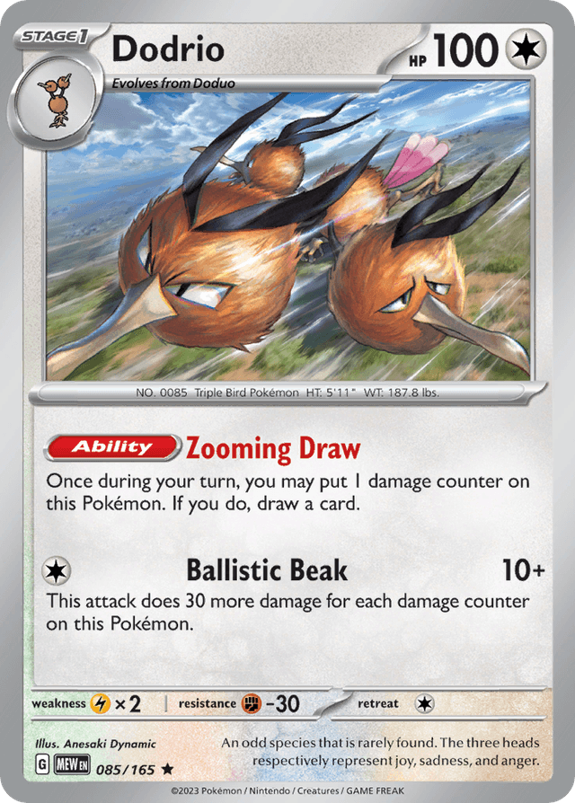 Dodrio SV3PT5-85