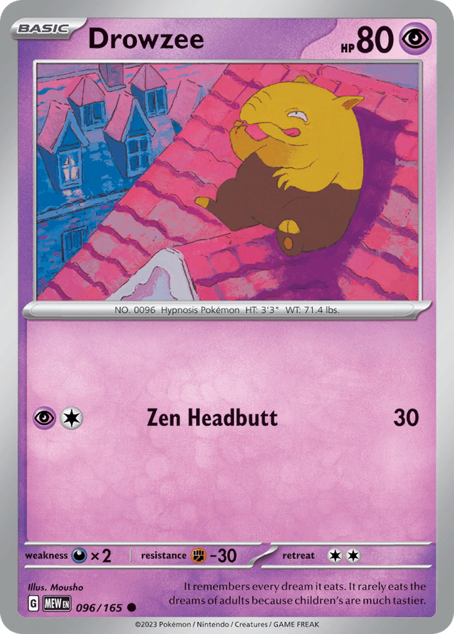 Drowzee SV3PT5-96