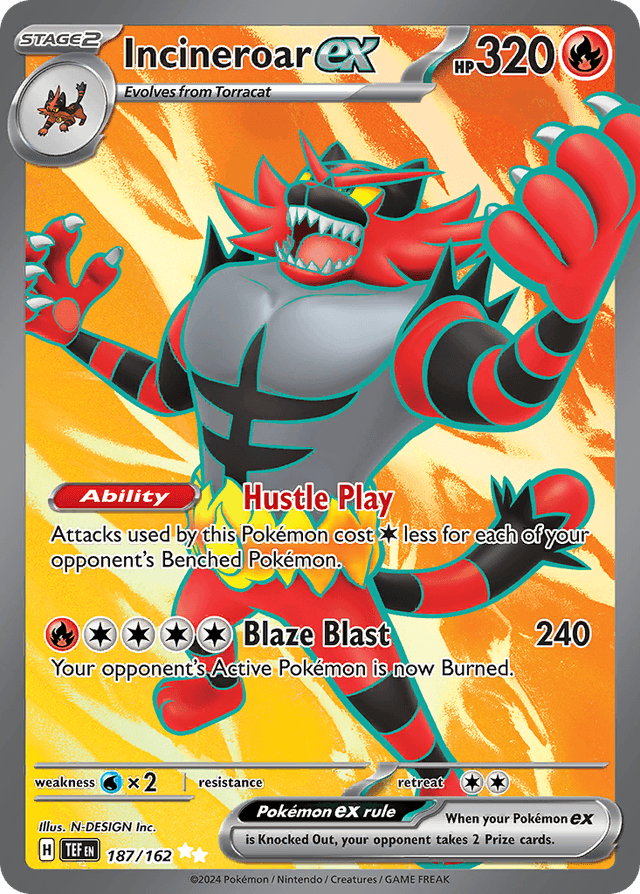 Incineroar ex SV5-187