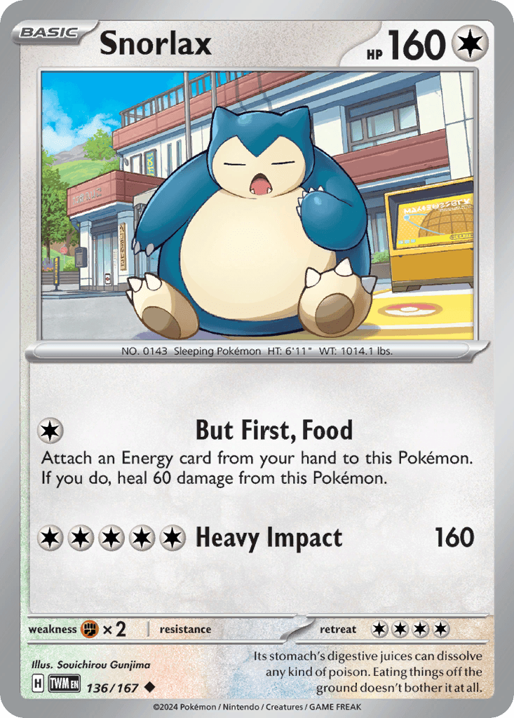 Snorlax SV6-136
