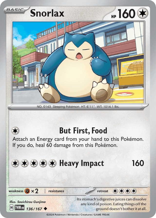 Snorlax SV6-136