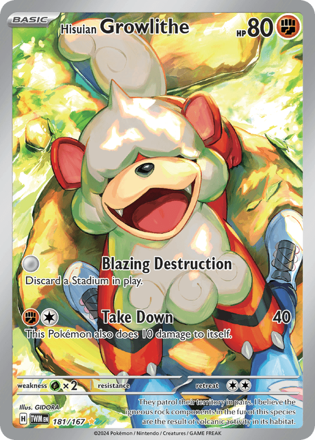 Hisuian Growlithe SV6-181