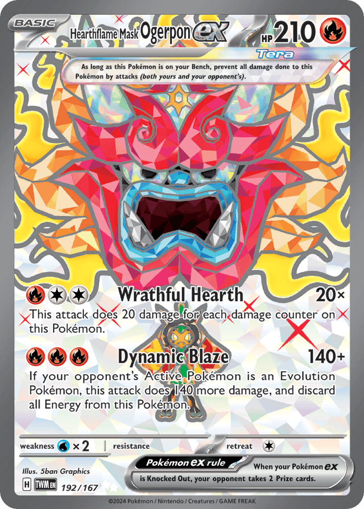 Hearthflame Mask Ogerpon ex SV6-192