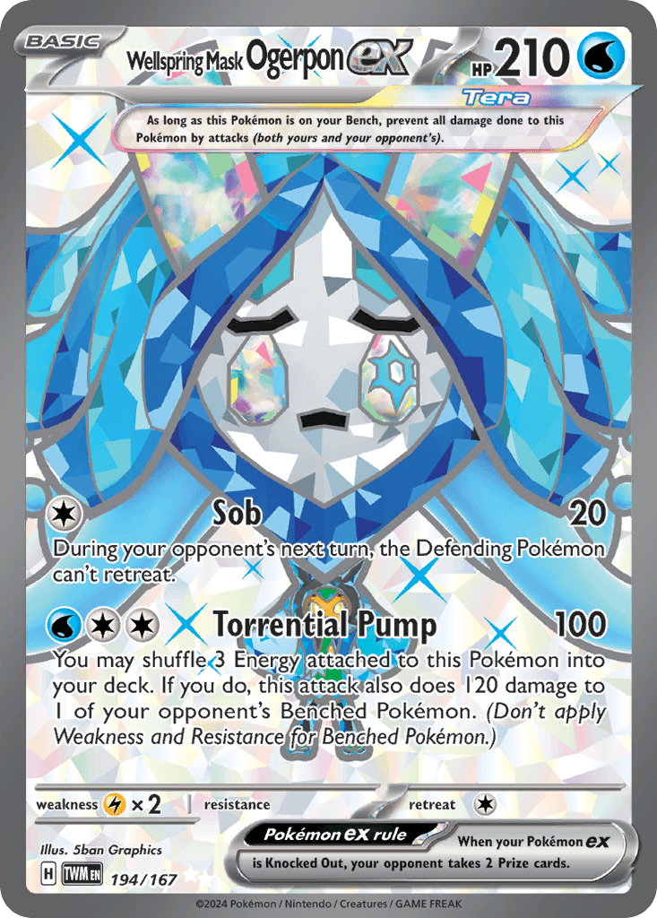 Wellspring Mask Ogerpon ex SV6-194