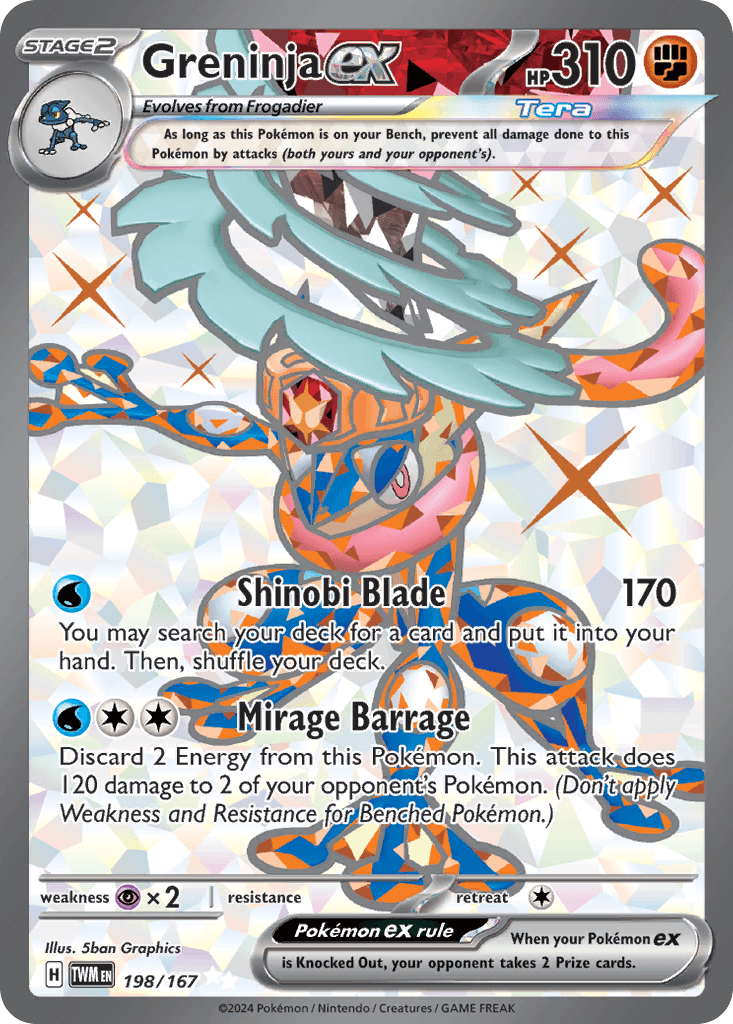 Greninja ex SV6-198