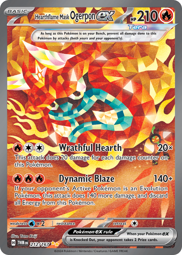 Hearthflame Mask Ogerpon ex SV6-212