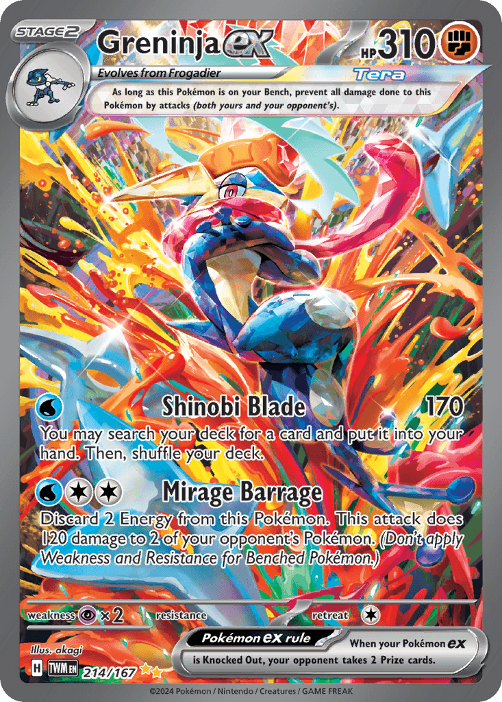 Greninja ex SV6-214