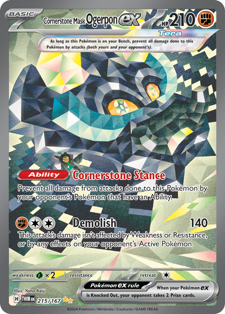 Cornerstone Mask Ogerpon ex SV6-215