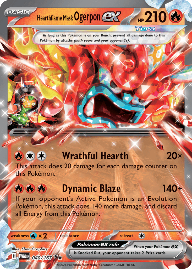 Hearthflame Mask Ogerpon ex SV6-40