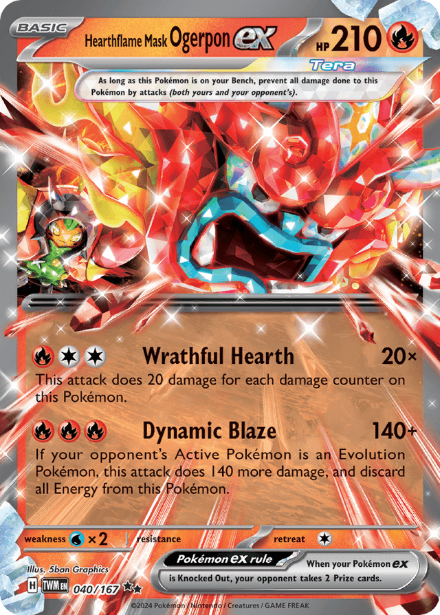 Hearthflame Mask Ogerpon ex SV6-40