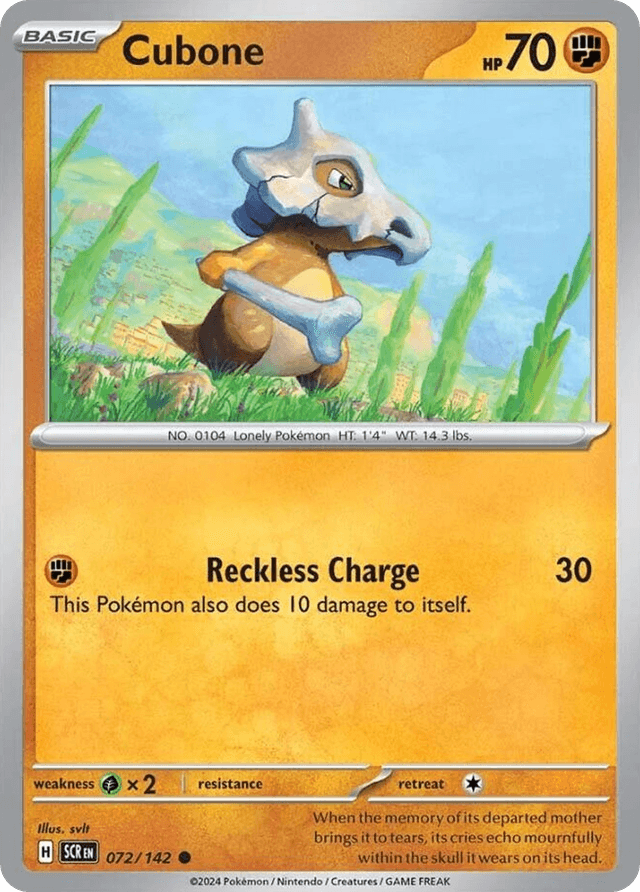 Cubone SV7-72