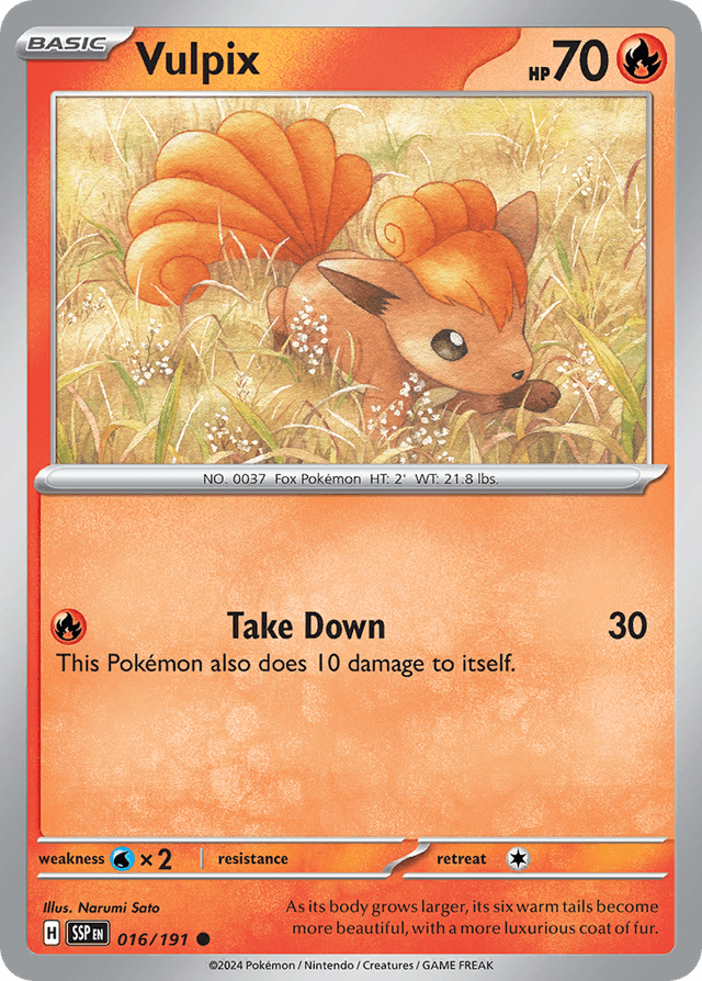 Vulpix SV8-16