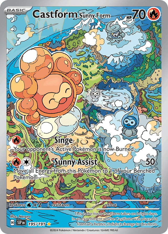 Castform Sunny Form SV8-195