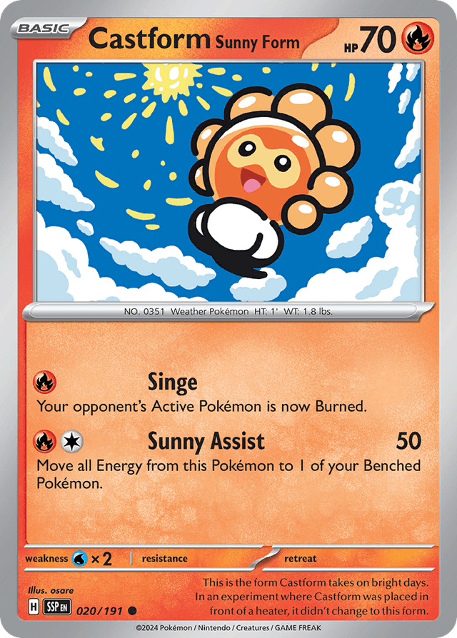 Castform Sunny Form SV8-20