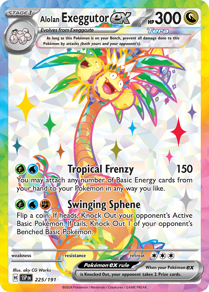 Alolan Exeggutor ex SV8-225