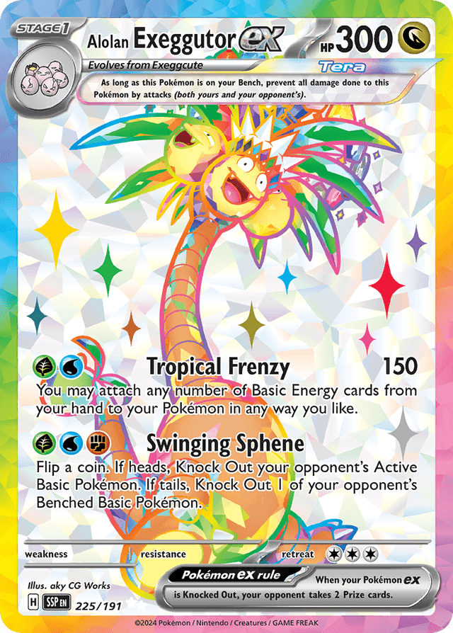 Alolan Exeggutor ex SV8-225