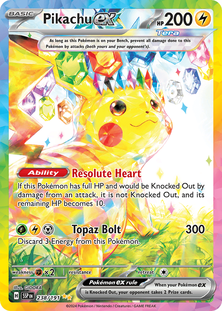 Pikachu ex SV8-238