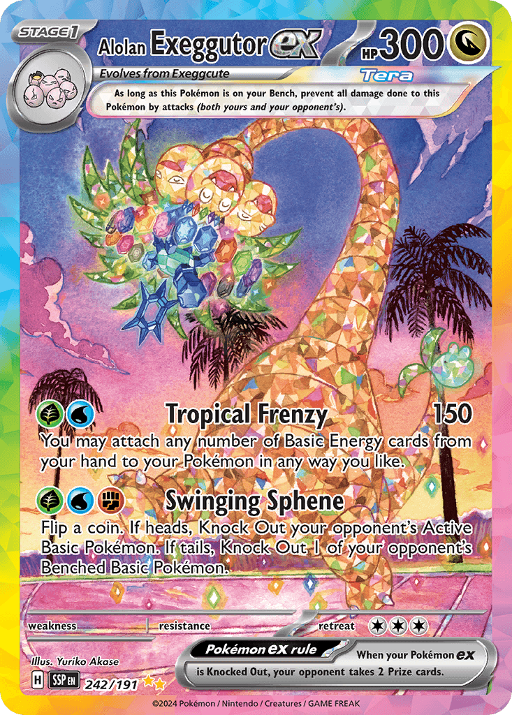 Alolan Exeggutor ex SV8-242