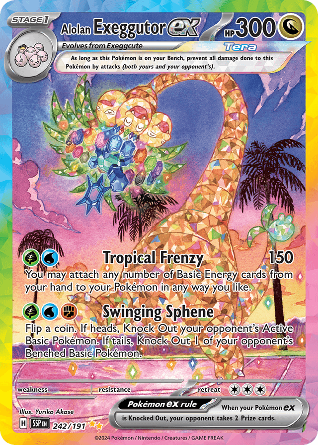 Alolan Exeggutor ex SV8-242