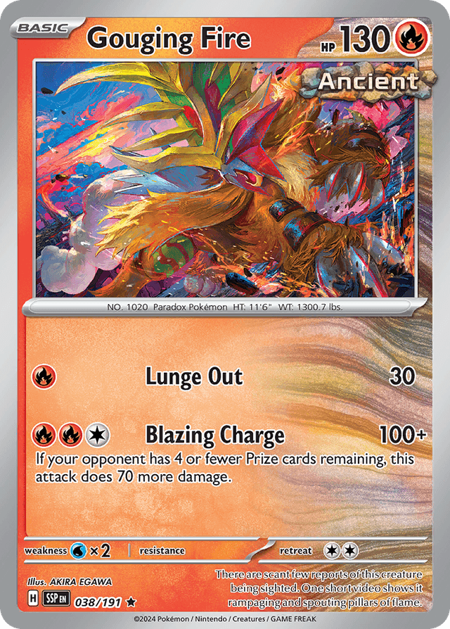 Gouging Fire SV8-38