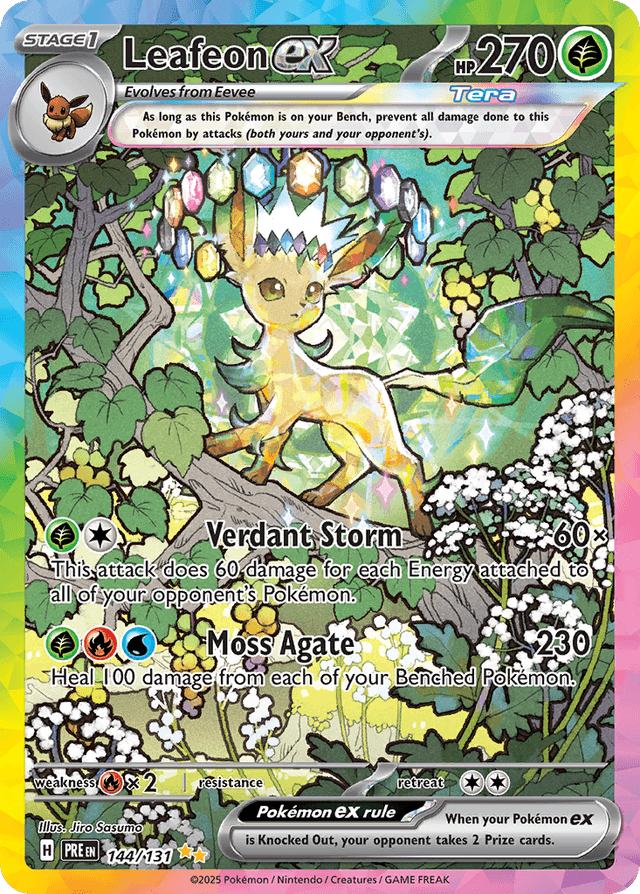 Leafeon ex SV8PT5-144