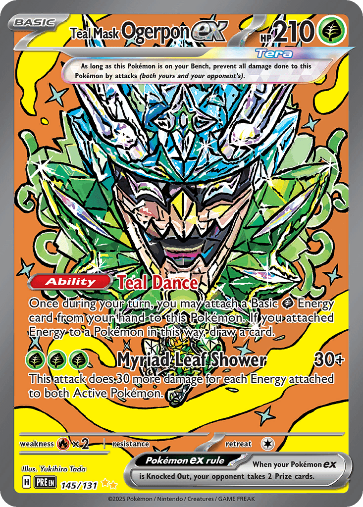 Teal Mask Ogerpon ex SV8PT5-145