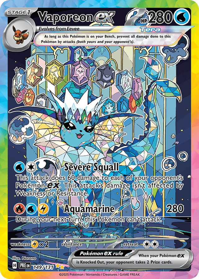 Vaporeon ex SV8PT5-149