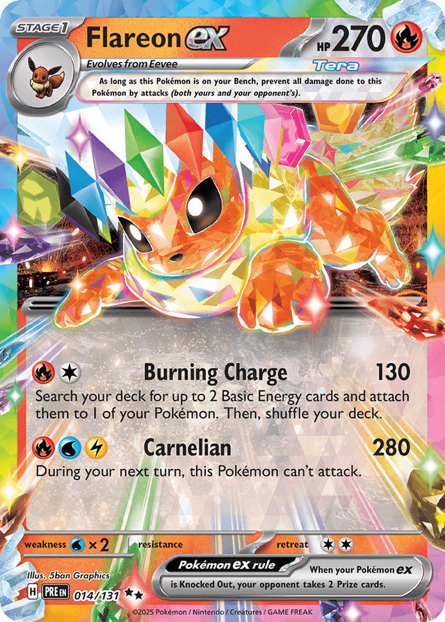 Flareon ex SV8PT5-14