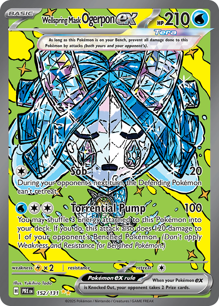 Wellspring Mask Ogerpon ex SV8PT5-152