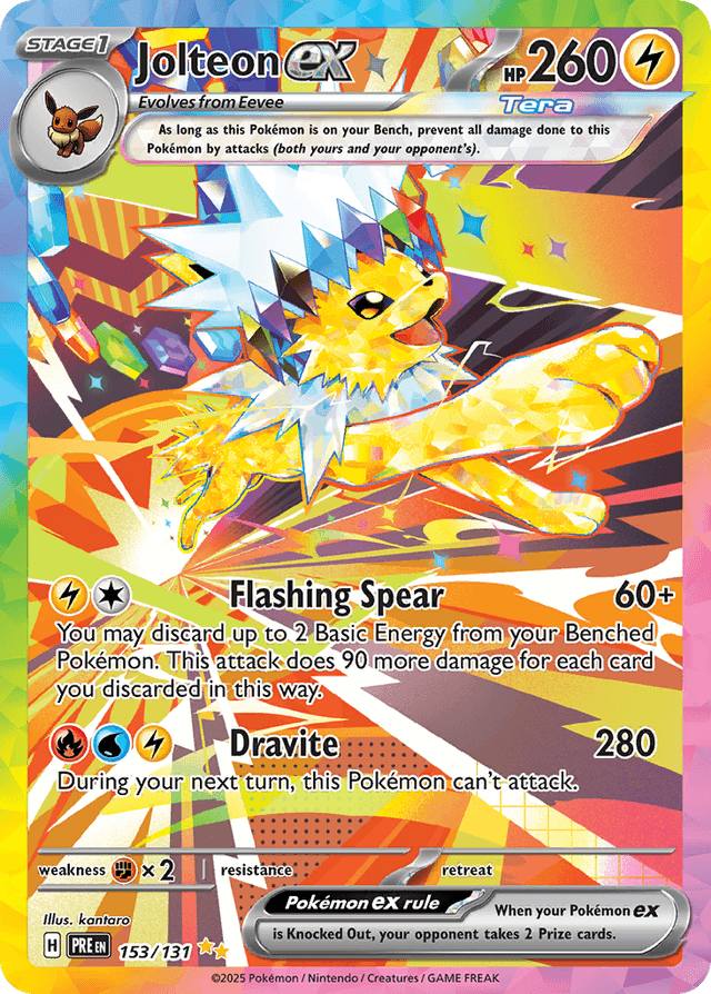 Jolteon ex SV8PT5-153