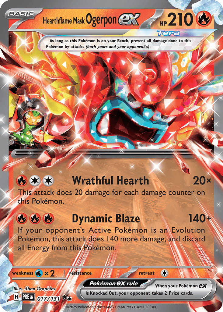 Hearthflame Mask Ogerpon ex SV8PT5-17