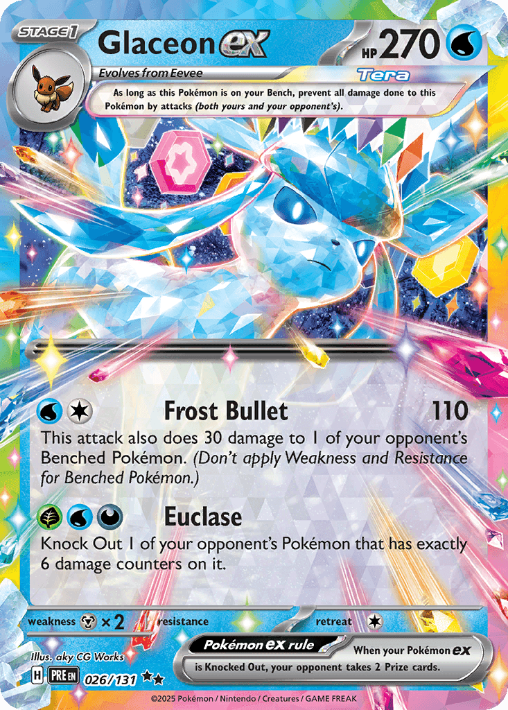 Glaceon ex SV8PT5-26