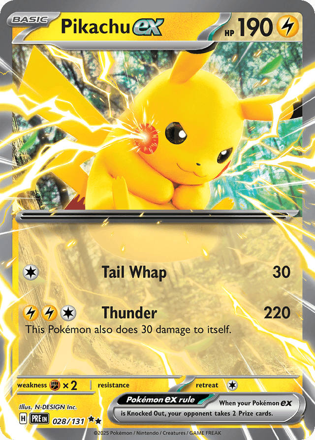 Pikachu ex SV8PT5-28