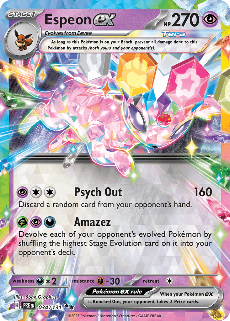 Espeon ex SV8PT5-34