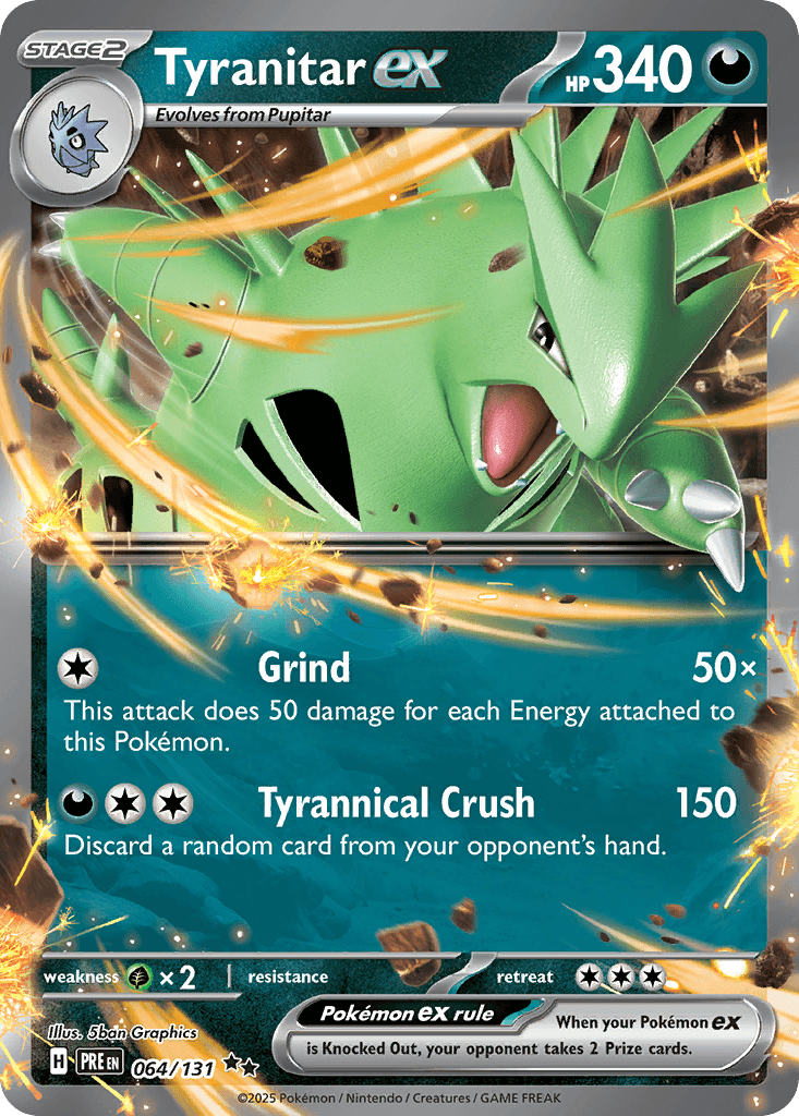 Tyranitar ex SV8PT5-64