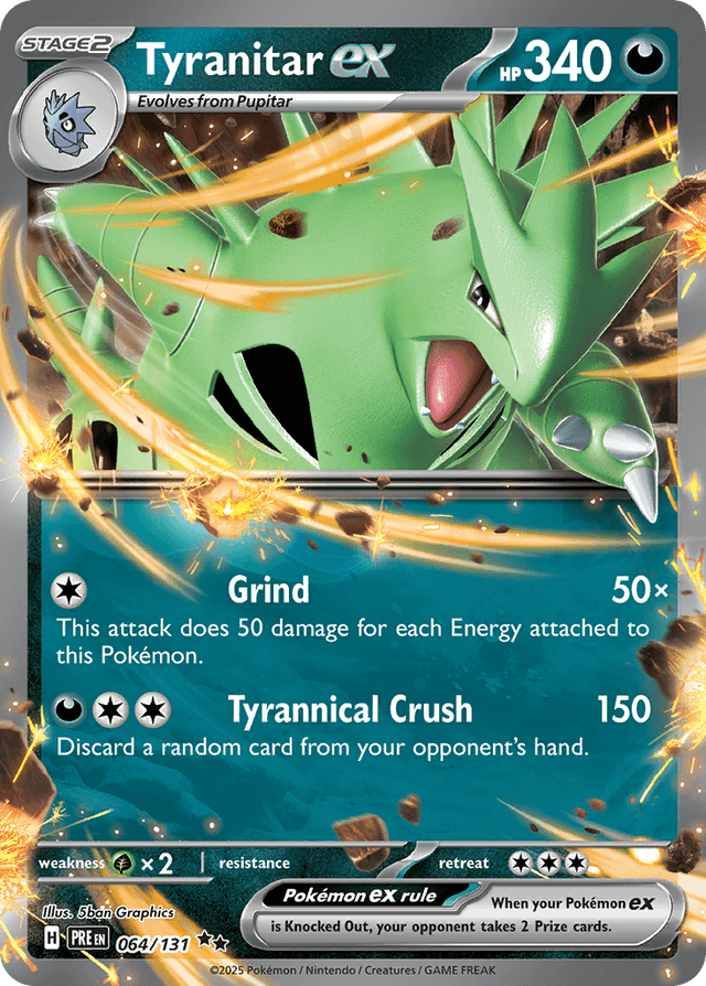Tyranitar ex SV8PT5-64