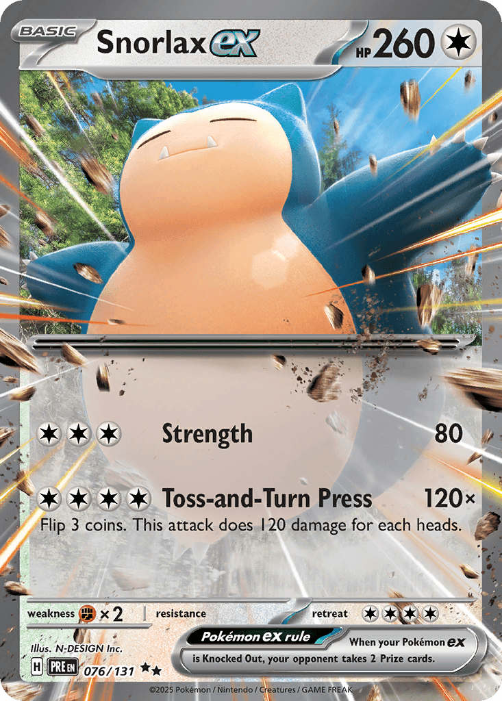 Snorlax ex SV8PT5-76