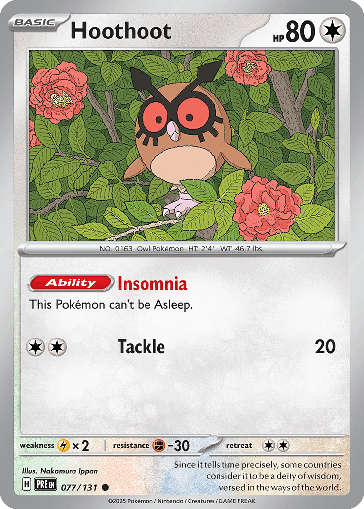 Hoothoot SV8PT5-77
