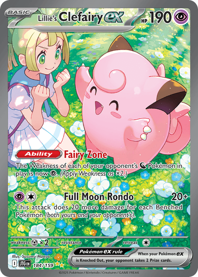 Lillie's Clefairy ex SV9-184