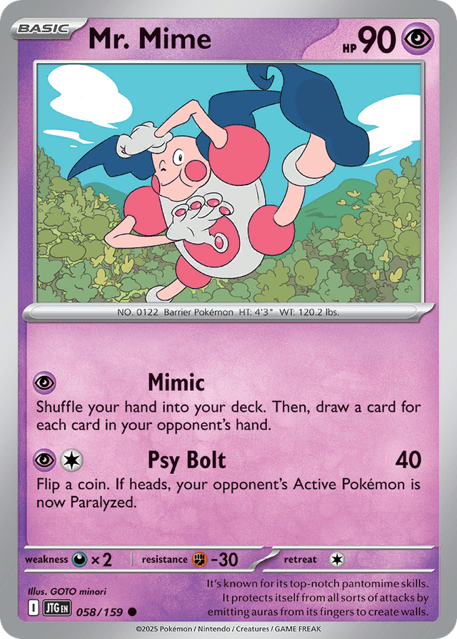 Mr. Mime SV9-58