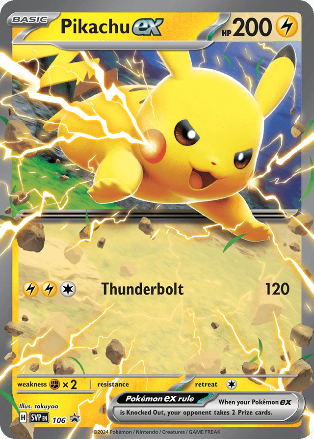 Pikachu ex SVP-106
