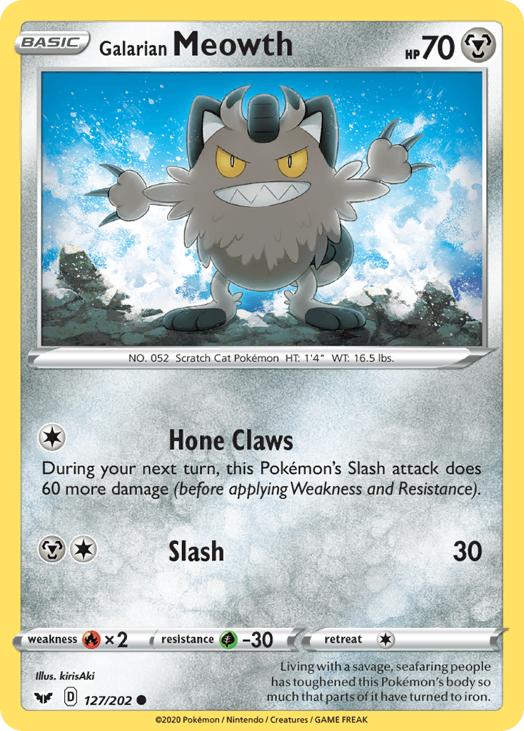 Galarian Meowth SWSH1-127