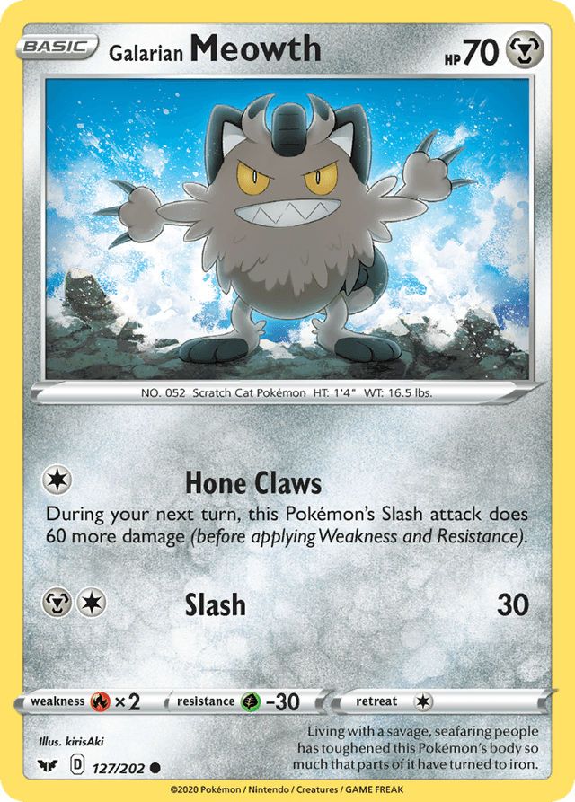 Galarian Meowth SWSH1-127